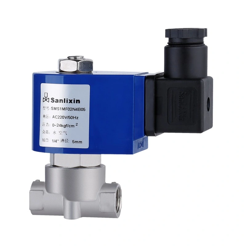 Compact Series 2/2 Way Water Air Gas Normally Closed Brass Solenoid Valve
