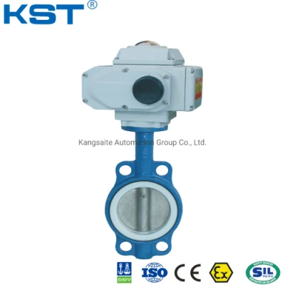 Wafer Industrial Usage Kst/Kt/OEM Motor Operated Price Eccentric Butterfly Valve