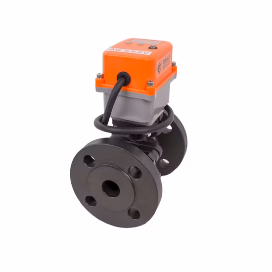 1inch DN25 UPVC Control Motorized Ball Valve for Water Oil Gas