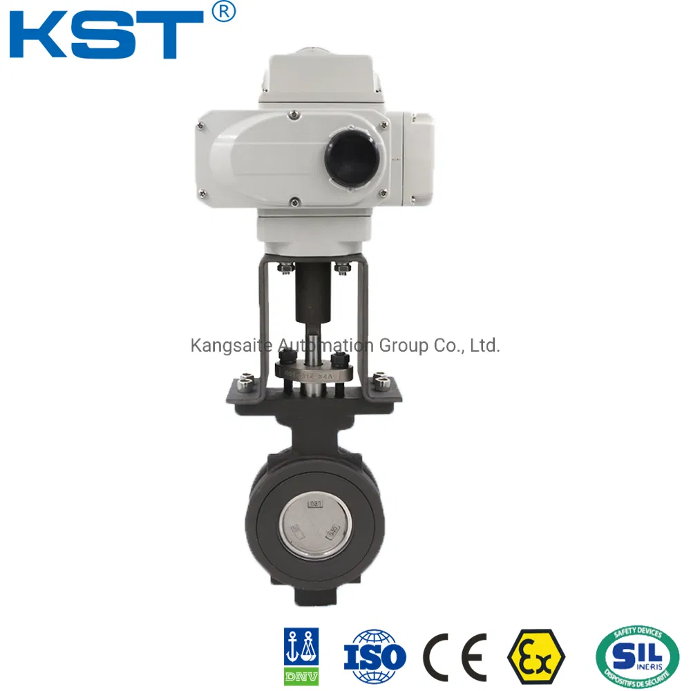 Wafer Industrial Usage Kst/Kt/OEM Motor Operated Price Eccentric Butterfly Valve